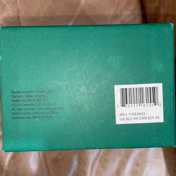 NIB NWT Starbucks® 121st Edition Bearista® Collectible Bear, Green Apron - Picture 10 of 10